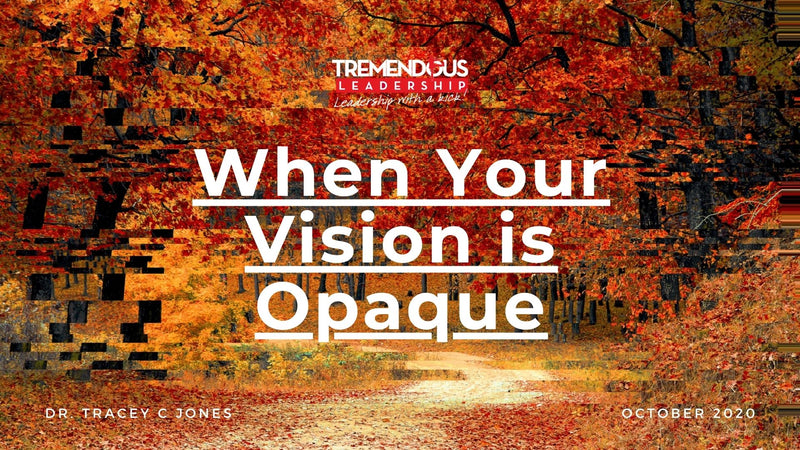 When Your Vision is Opaque