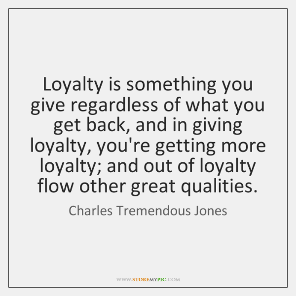 Can We Train Loyalty?