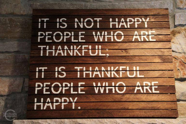 The Privilege of Learning to be Thankful