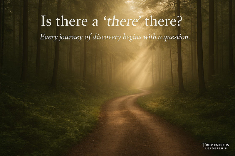 Discovering the ‘There’ There: A Leader’s Journey from Curiosity to Clarity