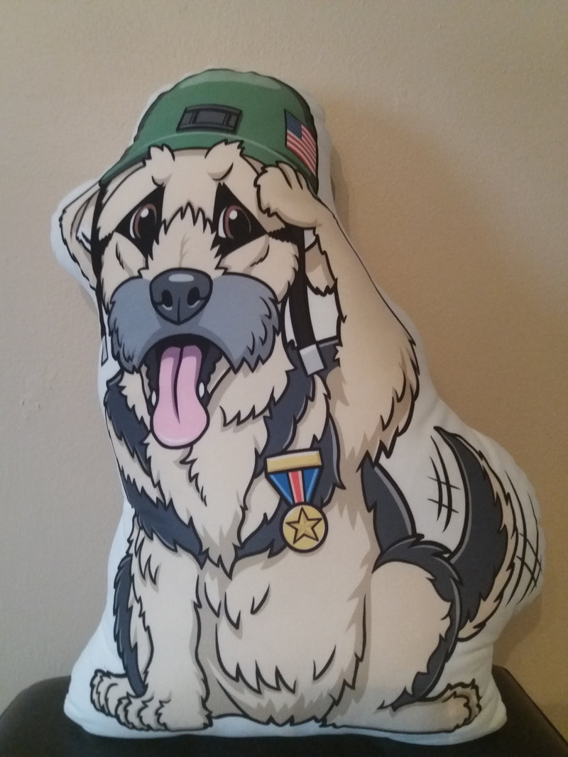 Pawsitive Purrsonality Pillow Pet - Soldier Roscoe